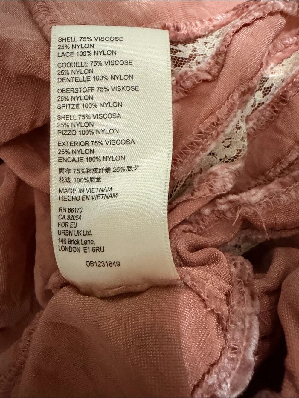 Free People Rose Crushed Velvet Lace-Trim Peplum Top